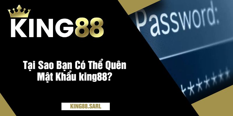 Quên Mật Khẩu king88 - Cách Lấy Nhanh Chóng Và Dễ Dàng 1 Tại Sao Bạn Có Thể Quên Mật Khẩu king88?